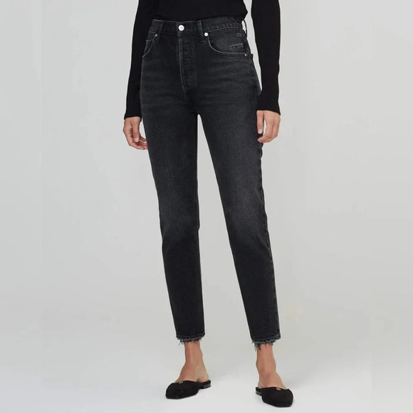 Citizens Of Humanity Pants - Citizens of Humanity  Jolene High Rise Straight in Stormy